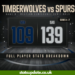 Timberwolves vs San Antonio Spurs Match Player Stats