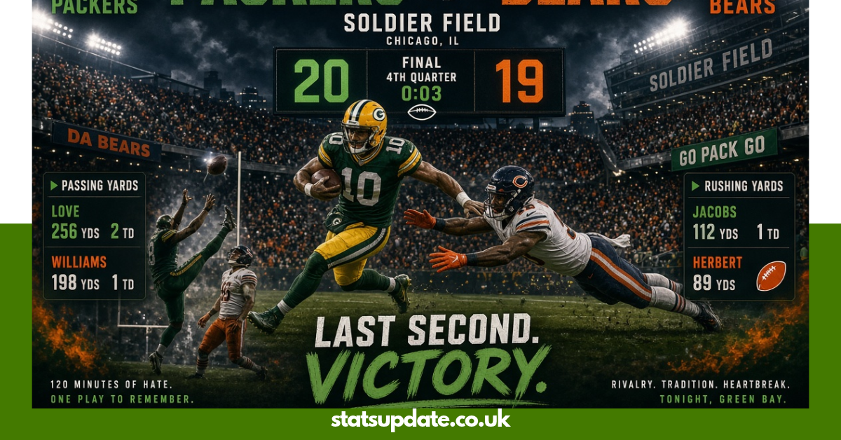 Ultimate Green Bay Packers vs Chicago Bears Match Player Stats Guide