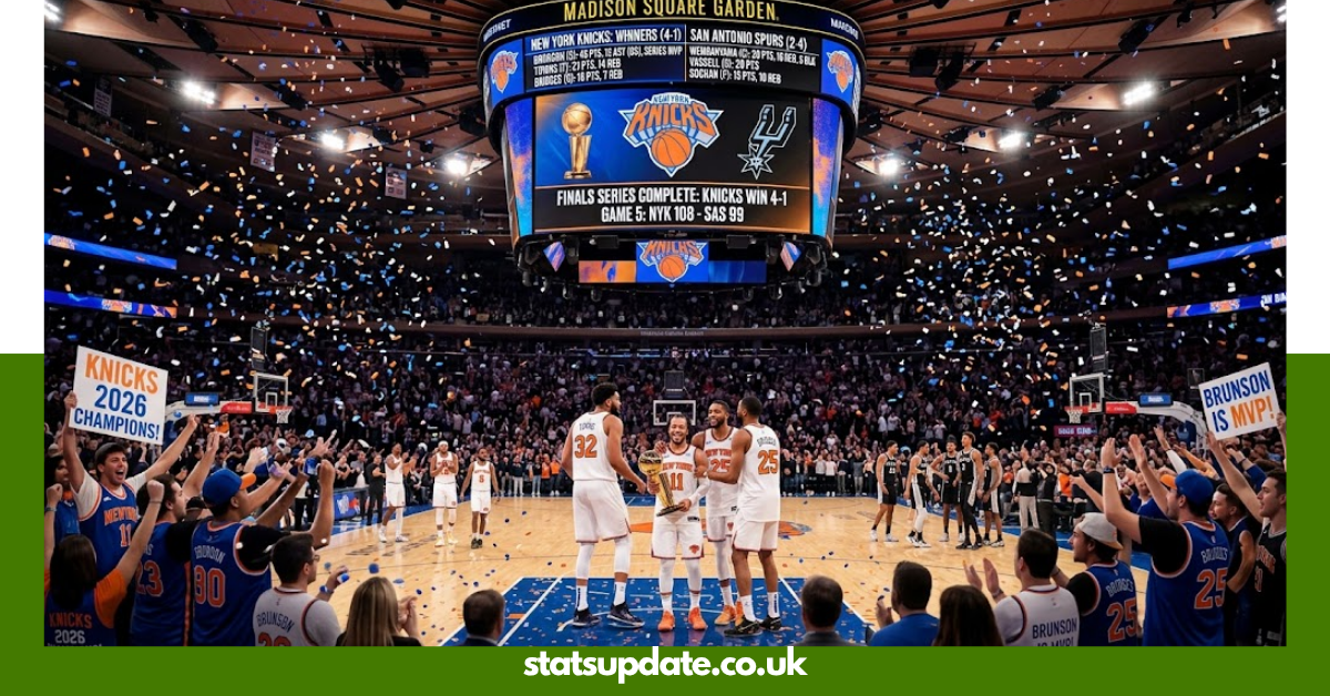 San Antonio Spurs vs Knicks Match Player Stats | 2026 NBA Finals Complete Breakdown