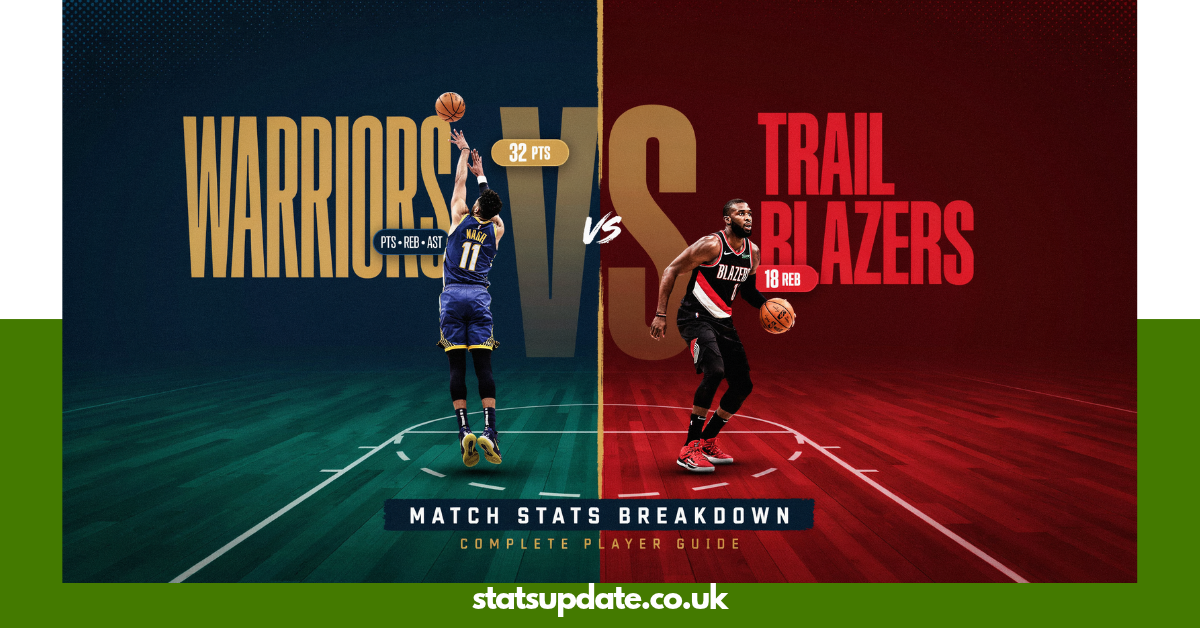 Golden State Warriors vs Portland Trail Blazers Match Player Stats: A Complete Guide